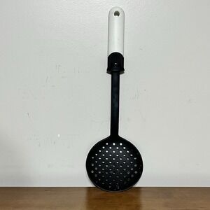 Ekco SoftWorks Skimmer Spoon, Silicone and Nylon, in, Black